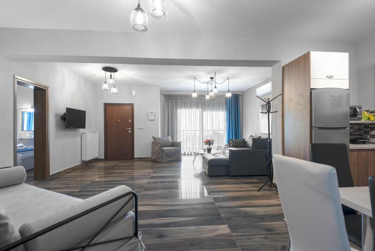 Athina Luxury Apartments Ayios Nikolaos Bagian luar foto
