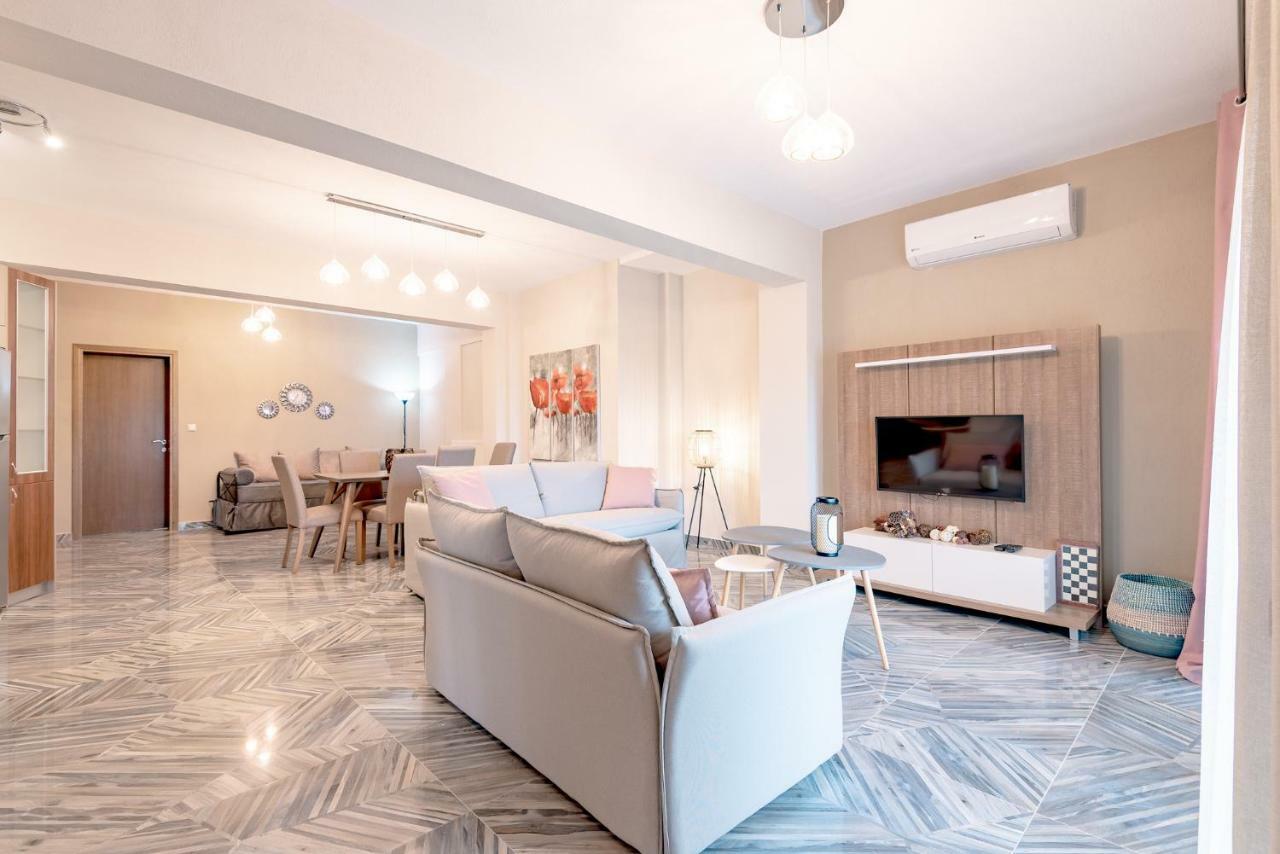 Athina Luxury Apartments Ayios Nikolaos Bagian luar foto