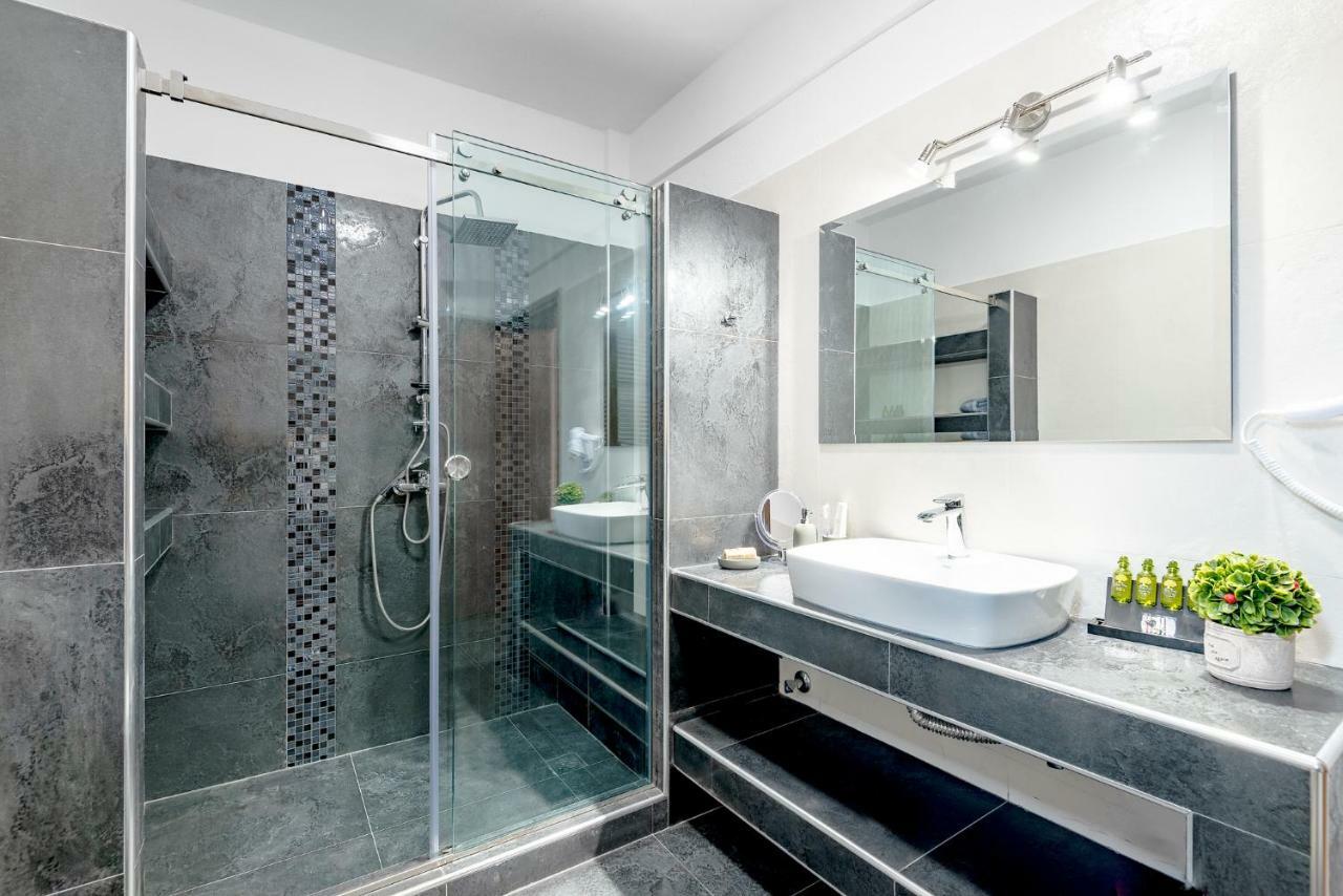 Athina Luxury Apartments Ayios Nikolaos Bagian luar foto