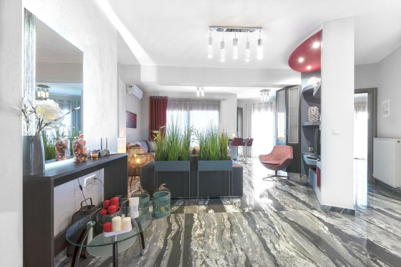 Athina Luxury Apartments Ayios Nikolaos Bagian luar foto