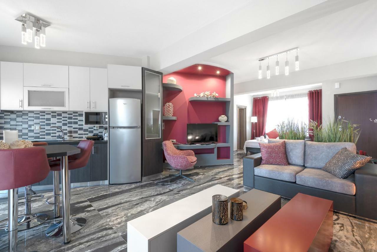 Athina Luxury Apartments Ayios Nikolaos Bagian luar foto