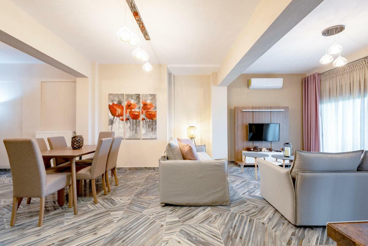 Athina Luxury Apartments Ayios Nikolaos Bagian luar foto