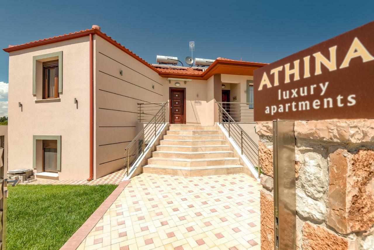 Athina Luxury Apartments Ayios Nikolaos Bagian luar foto