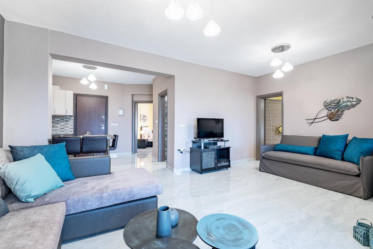 Athina Luxury Apartments Ayios Nikolaos Bagian luar foto